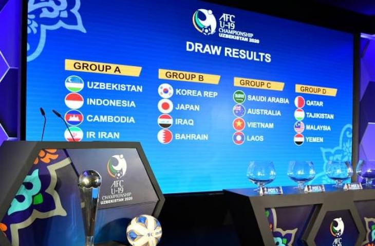 Hasil Drawing Piala Asia, Timnas Indonesia U-19 Satu Grup dengan Tuan