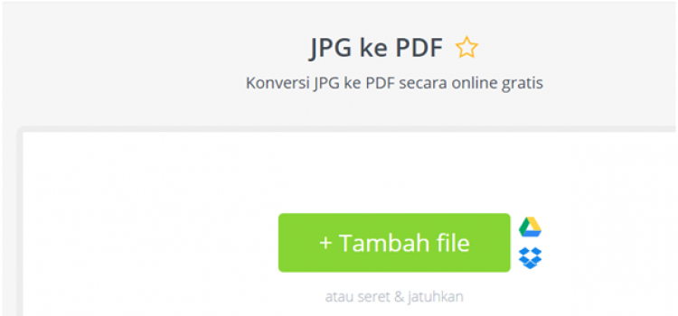 penyedia layanan convert gambar dari JPG ke PDF
