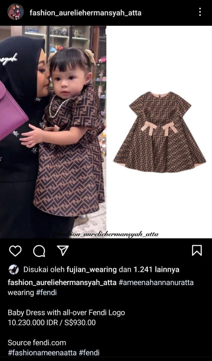 7 Ide Outfit Travel Ameena, Anak Atta Halilintar & Aurel, Tampil Santun dengan Busana Tertutup