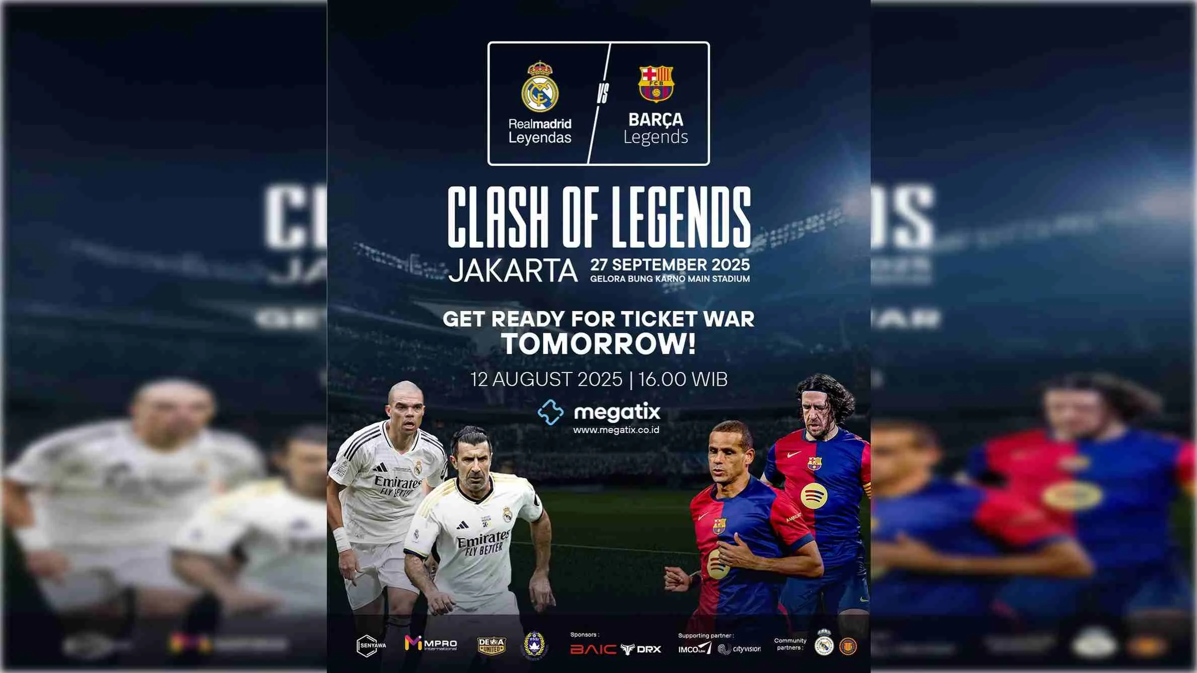 Barcelona Legends Hadir di GBK, World Legends Siap Guncang 18 April dengan Barisan Bintang dan DL Piero