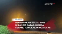 Benda Terang Misterius Melintasi Langit Lampung, Netizen Spekulasi Rudal Iran