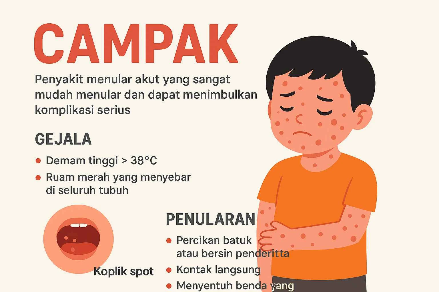 Campak vs Tampek: Memahami Perbedaan, Penularan, dan Pencegahan yang Efektif