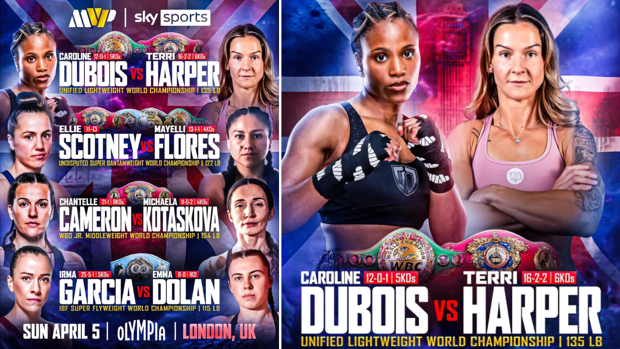 Caroline Dubois Raih Gelar Juara Ringan Terpadu Setelah Mengalahkan Terri Harper di London