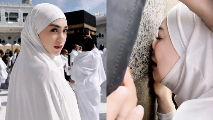 Celine Evangelista Bikin Iri, Doa di Raudah Tanah Suci Tanpa Berdesakan