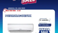 Diskon Besar AC Split 1 PK Polytron di Transmart Full Day Sale: Harga Turun Drastis!