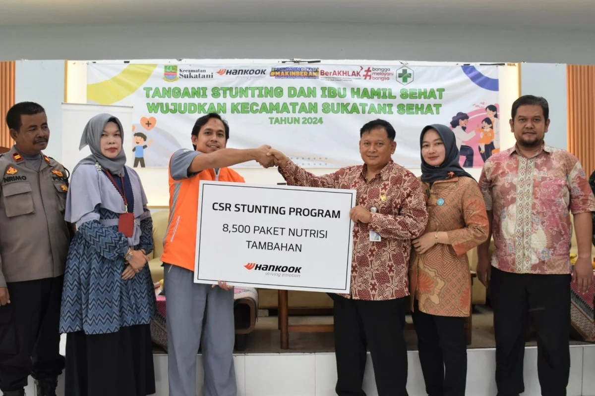 Hankook Tire Indonesia Gelar Program Edukasi dan Donasi Paket Gizi untuk Cegah Stunting di Kabupaten Bekasi