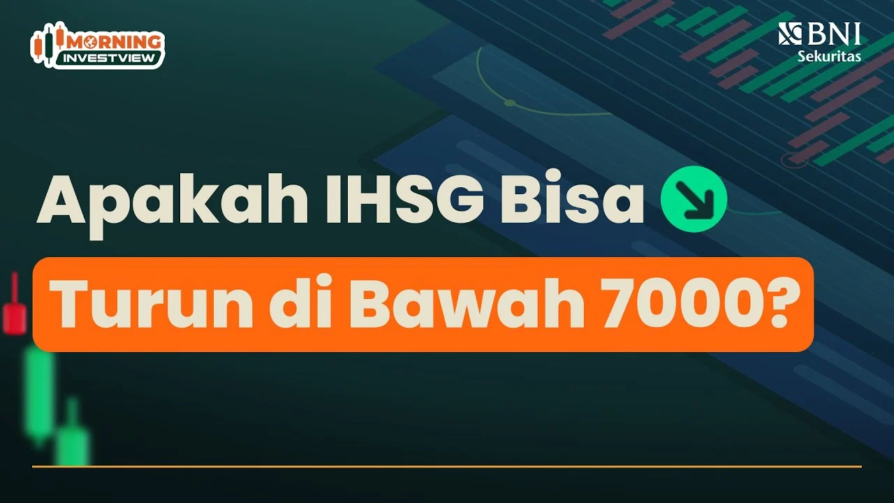 IHSG Turun di Bawah 7.000: Penurunan 0,53% Menutup pada 6.989,43