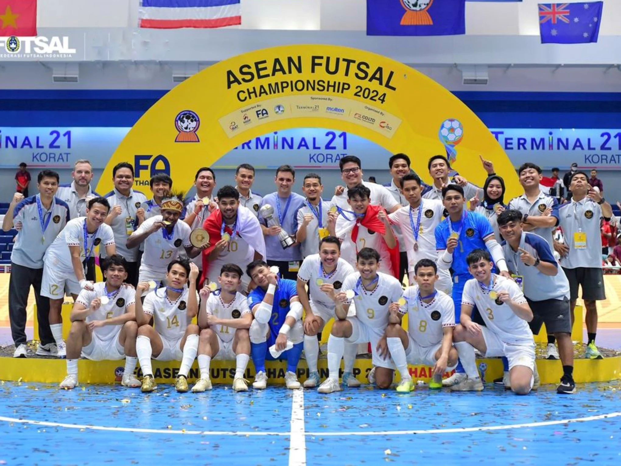 Indonesia Puncaki Grup B Piala AFF Futsal 2026, Garuda Memimpin Klasemen