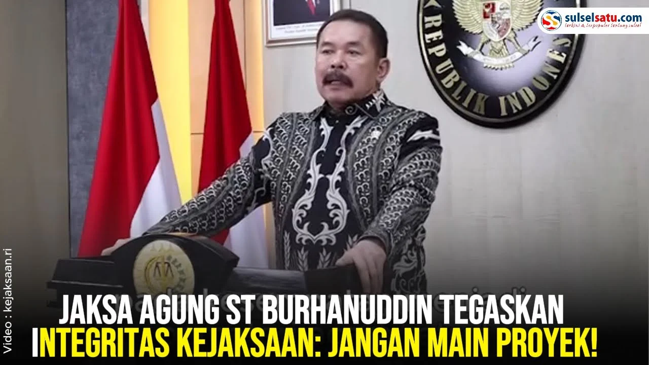 Integritas Internal Jadi Fokus Utama: Jaksa Agung Burhanuddin Tegaskan Tidak Ada Ampun bagi Jaksa Nakal