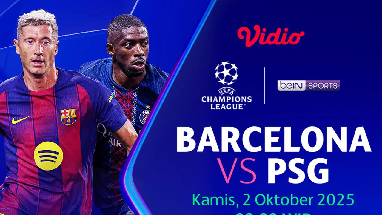 Jadwal Siaran Langsung PSG vs Liverpool dan Barcelona vs Atletico Madrid: Tayang di SCTV, Vidio, BeIN Sports pada 9 April 2026