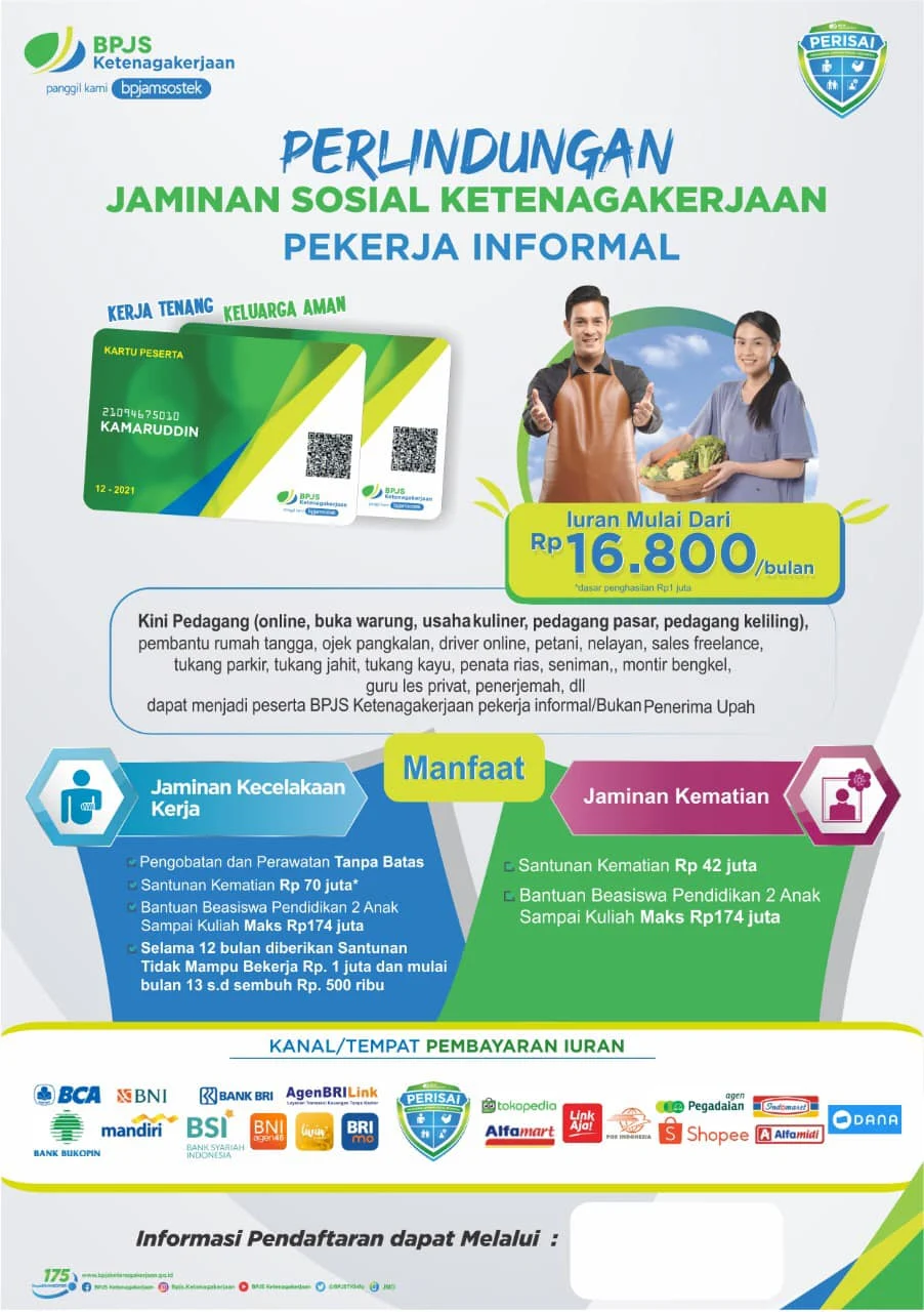 Jaminan Sosial Diperluas: Pemerintah Targetkan Perlindungan bagi Pekerja Informal