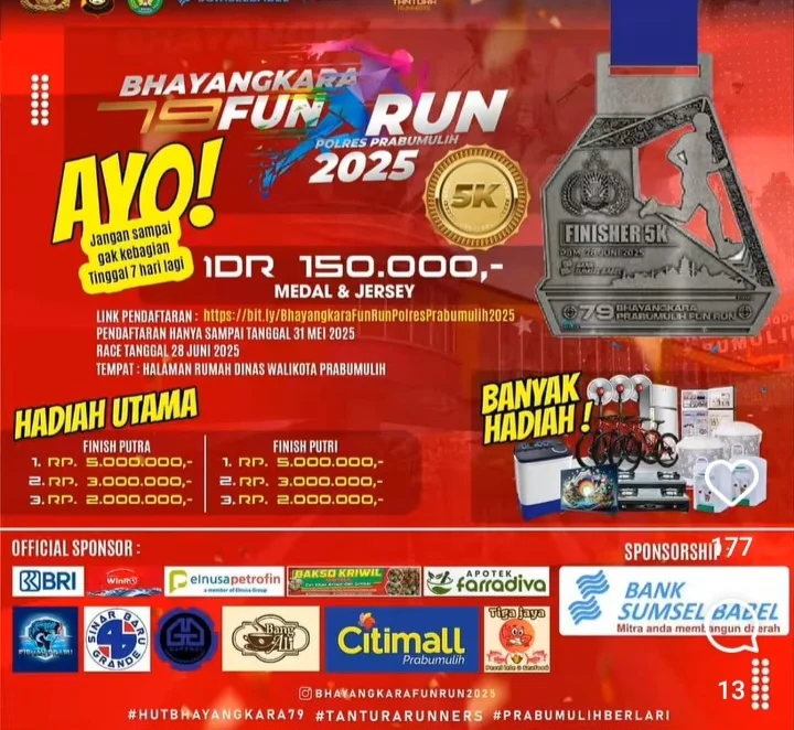 Jogja Run D‑City 2026 Siap Memeriahkan Kota dengan Hadiah Puluhan Juta Rupiah