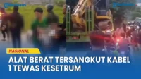 Kabel Listrik Putus Tersangkut Truk Alat Berat di Tulungagung, Puluhan Rumah Mengalami Pemadaman