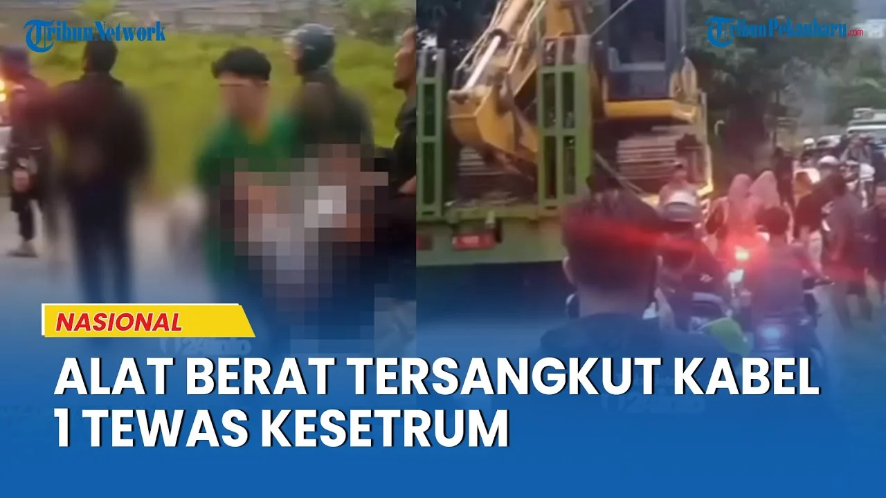 Kabel Listrik Putus Tersangkut Truk Alat Berat di Tulungagung, Puluhan Rumah Mengalami Pemadaman