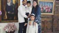 Keakraban Lebaran Annisa Trihapsari Bersama Tiga Anak dan Sang Cucu Kecil