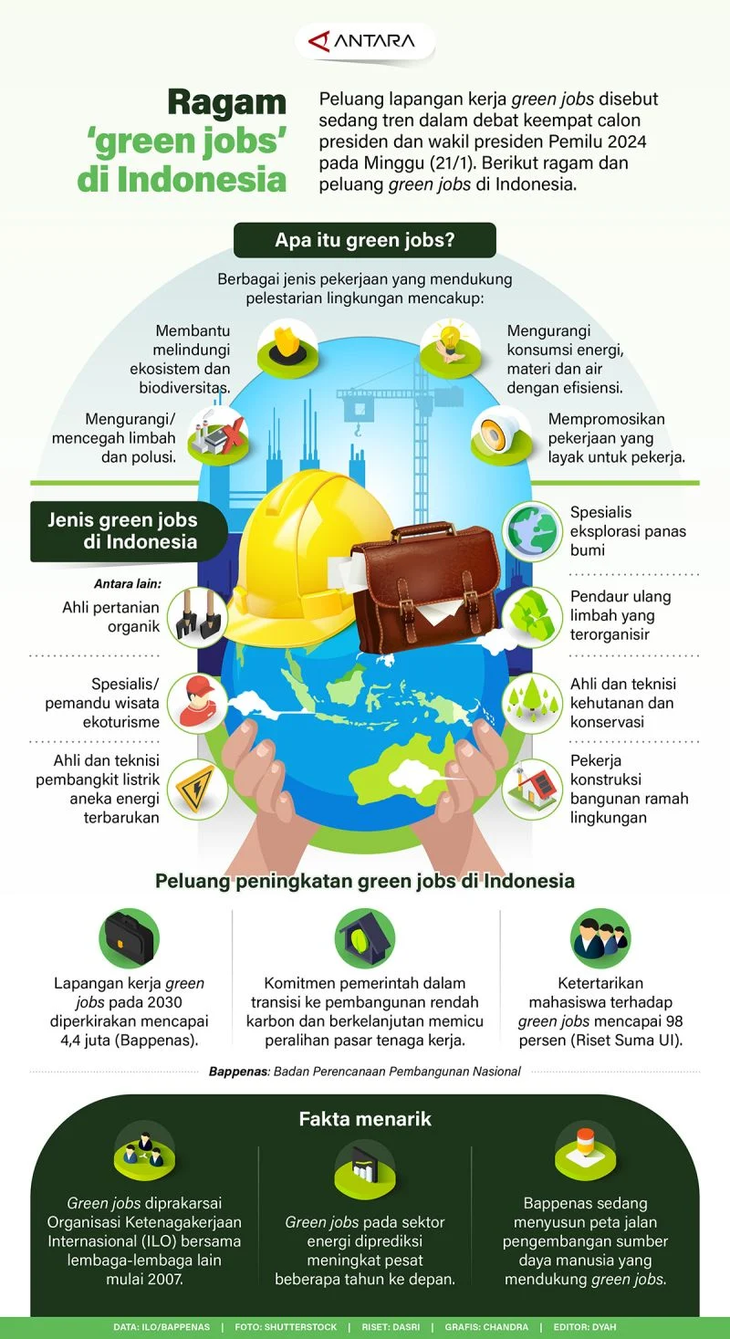 Kegamangan Kebijakan Energi Memicu Kebingungan di Tengah Peluang Besar Green Jobs Indonesia