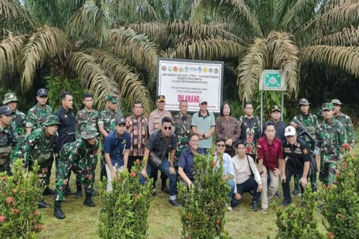 Kementerian Kehutanan dan Satgas PKH Garuda Bersihkan Sawit Ilegal di Suaka Margasatwa Karang Gading, Sumut