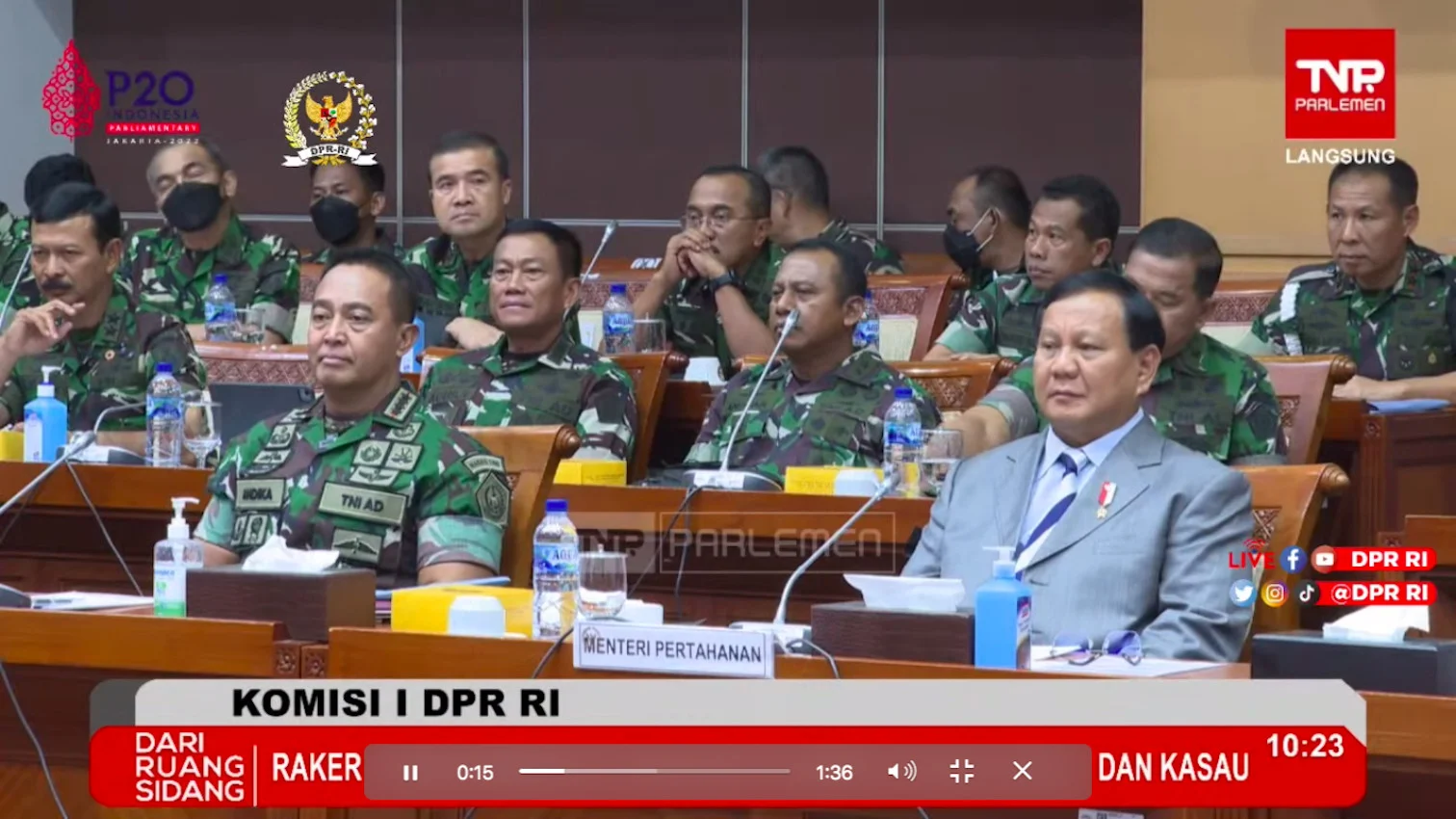 Komisi I DPR Siapkan Raker dengan Menhan Bahas Tragedi Prajurit TNI di Lebanon dan Kasus Penyiraman Air Keras