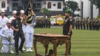 KSAD Maruli Simanjuntak Pimpin Upacara Pelepasan Jenazah Tiga Prajurit TNI di UNIFIL