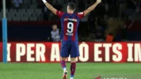 Lewandowski Selamatkan Barcelona, Menang Dramatis 2-1 atas Atletico Madrid di Riyadh Air Metropolitano
