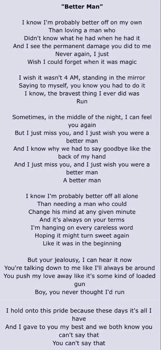 Makna Mendalam Lagu “Better Man” Taylor Swift: Dari Brankas ke Pelajaran Move‑On