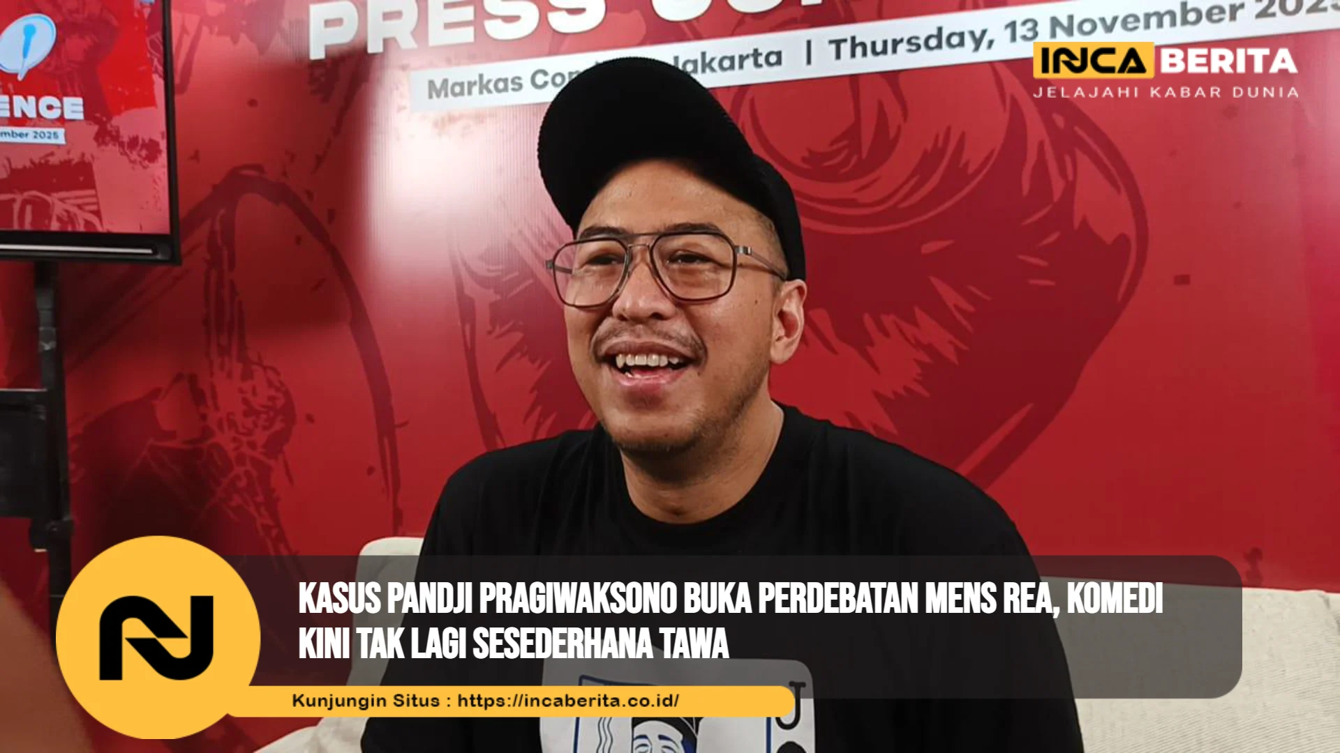 Mediasi Kasus Mens Rea: Pandji Pragiwaksono Beralih dari Tegang ke Tawa, Proses Hukum Mulai Mencair