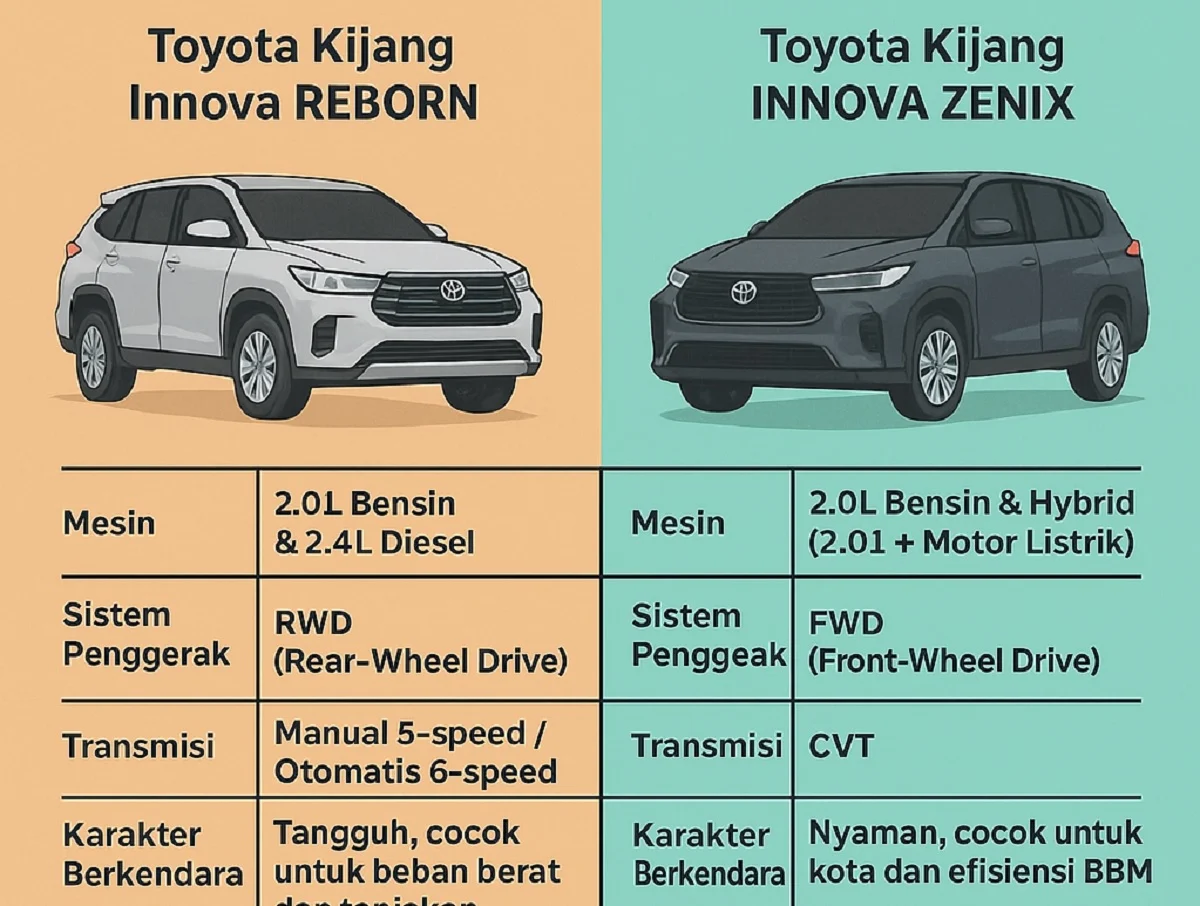 Mengapa Konsumen Indonesia Pilih Motor Lebih Mahal Daripada Mobil Innova Reborn?