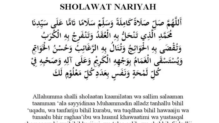 Mengenal Sholawat Nariyah: Lirik Arab, Transliterasi Latin, Arti Mendalam, dan Keutamaannya