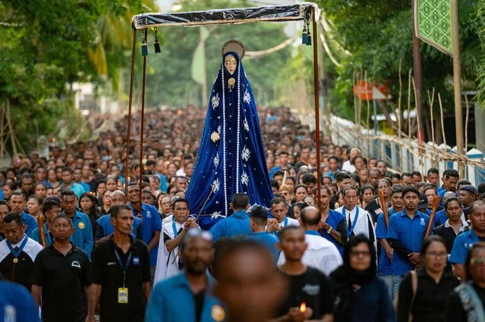 Mengungkap Keunikan Semana Santa Larantuka: Patung Bunda Maria Hanya Muncul Setahun Sekali