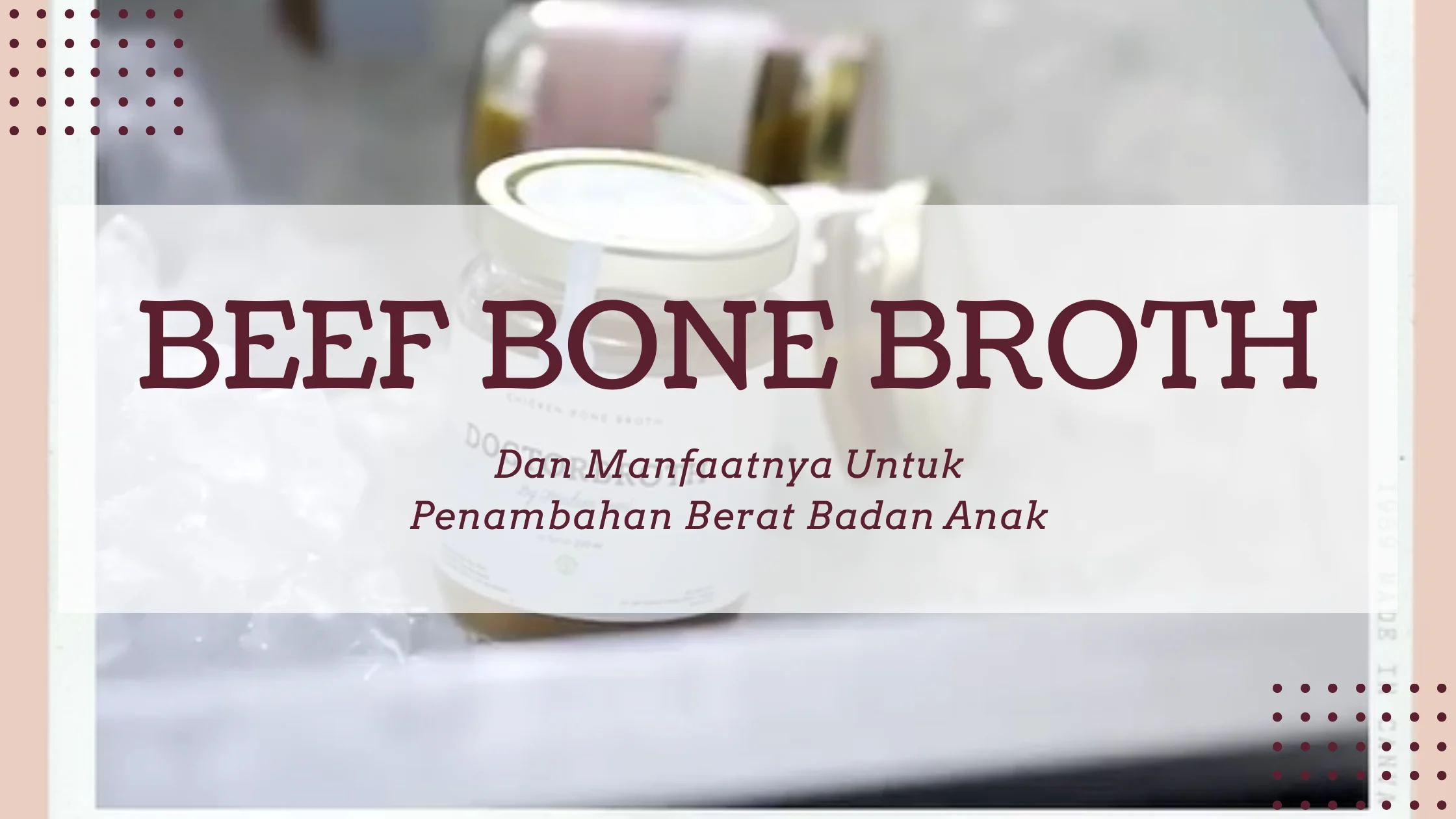 Mengungkap Manfaat Bone Broth untuk Anak: Solusi Alami Tingkatkan Berat Badan dan Daya Tahan Tubuh