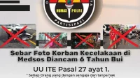 Menyebar Foto Korban Kecelakaan: Denda Tinggi dan Hukuman Penjara Hingga Enam Tahun