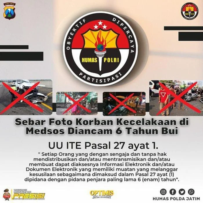 Menyebar Foto Korban Kecelakaan: Denda Tinggi dan Hukuman Penjara Hingga Enam Tahun