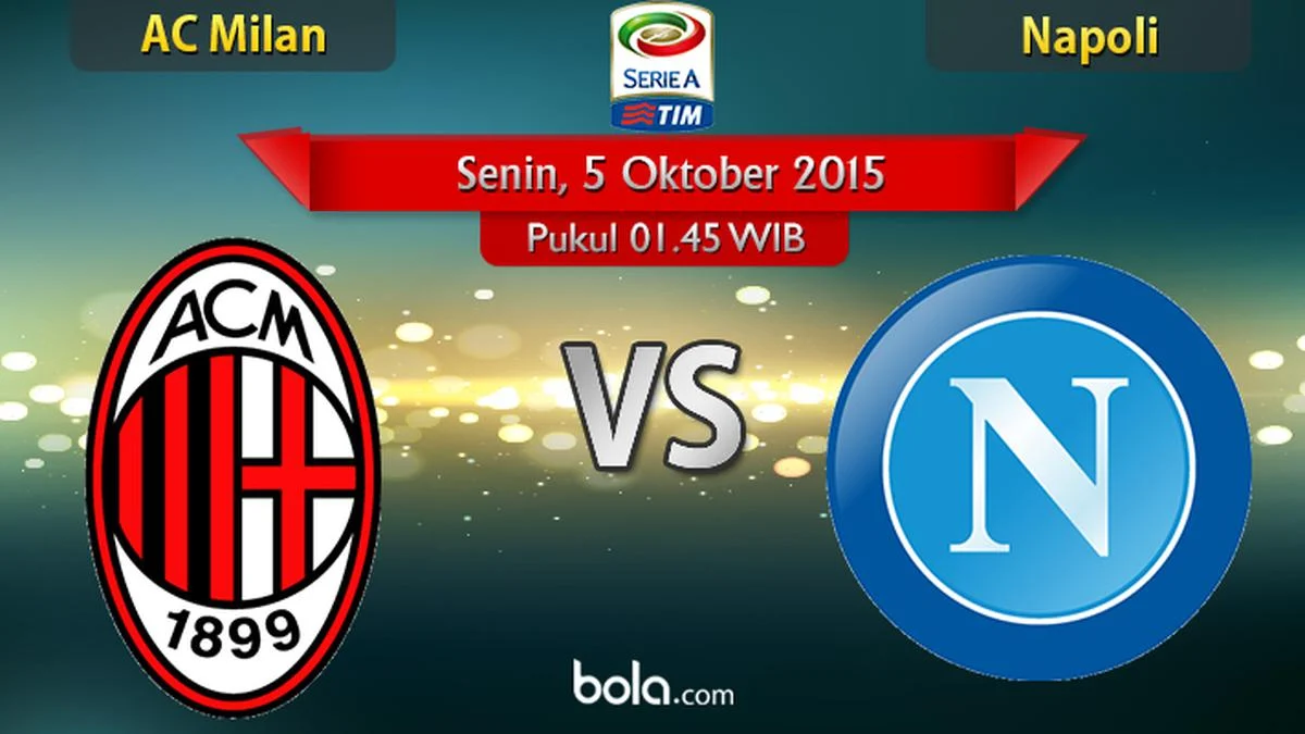 Napoli vs AC Milan: Duel Sengit di San Paolo Menanti Penentu Puncak Serie A