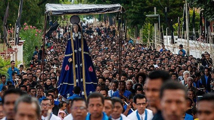 Nelson Silva dari Portugal Ikut Prosesi Semana Santa di Larantuka, Flores Timur: Simbol Persahabatan Budaya