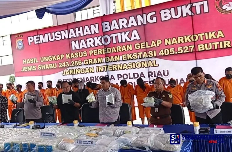 Penghancuran 253 Ribu Pil dan Hampir 1 Kg Sabu dalam Kasus Inkrah: Upaya Tegas BNN Lawan Narkotika