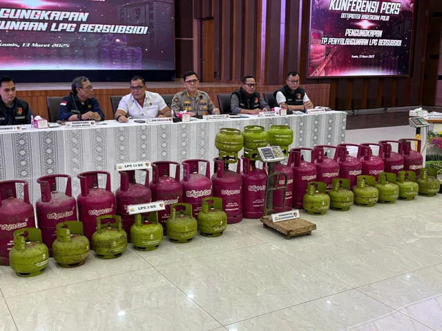 Pengoplos LPG Subsidi Jateng Raup Miliaran, 820 Tabung Gas Disita Polisi