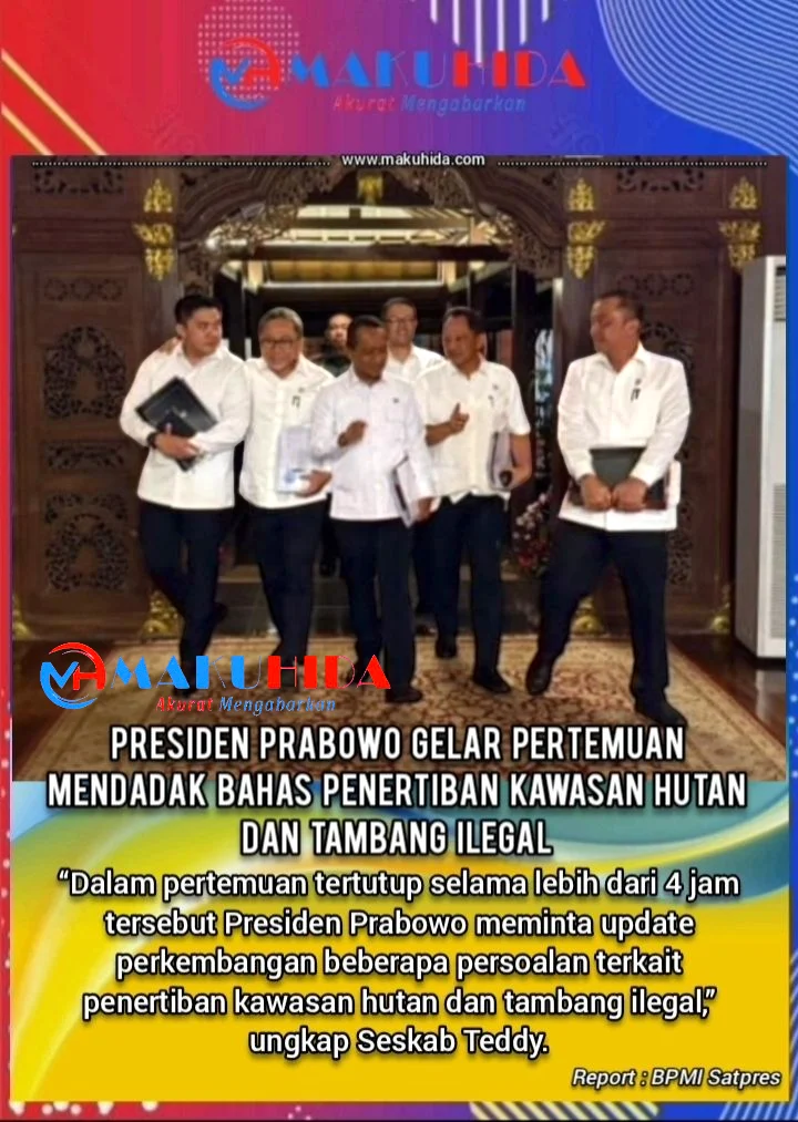 Prabowo Perintahkan Penertiban Tambang Ilegal dalam Seminggu: Tanpa Toleransi