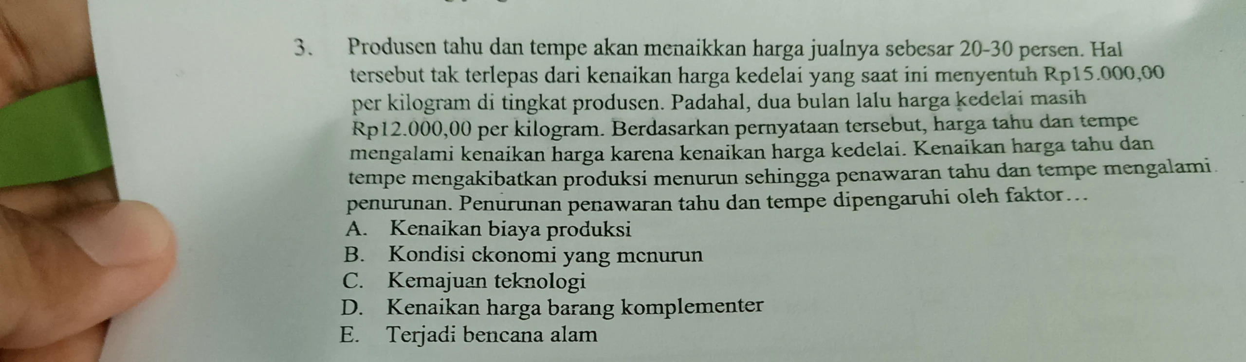 Produsen Tahu Umumkan Kenaikan Harga Akibat Penurunan Keuntungan Hingga 30%