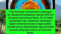 Raksasa Air di Kedalaman Bumi: Penemuan Reservoir Setara Tiga Kali Lautan Dunia