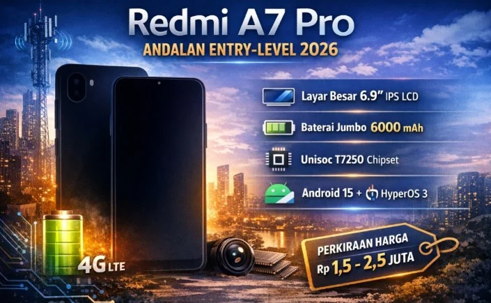Redmi A7 Pro: 5 Keunggulan Utama yang Membuatnya Unggul di Segmen Sejutaan