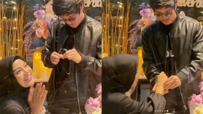 Romantis! Aurel Hermansyah dan Atta Halilintar Rayakan Anniversary ke-5 dengan Hadiah Emas Batangan