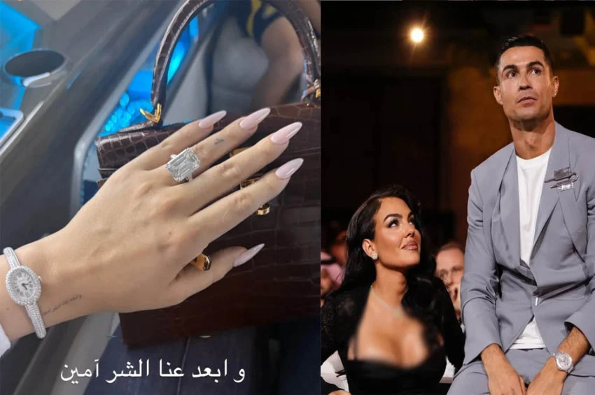 Ronaldo dan Georgina Pamer Kilau Mewah: Cincin & Jam Tangan Senilai Rp 300 Miliar