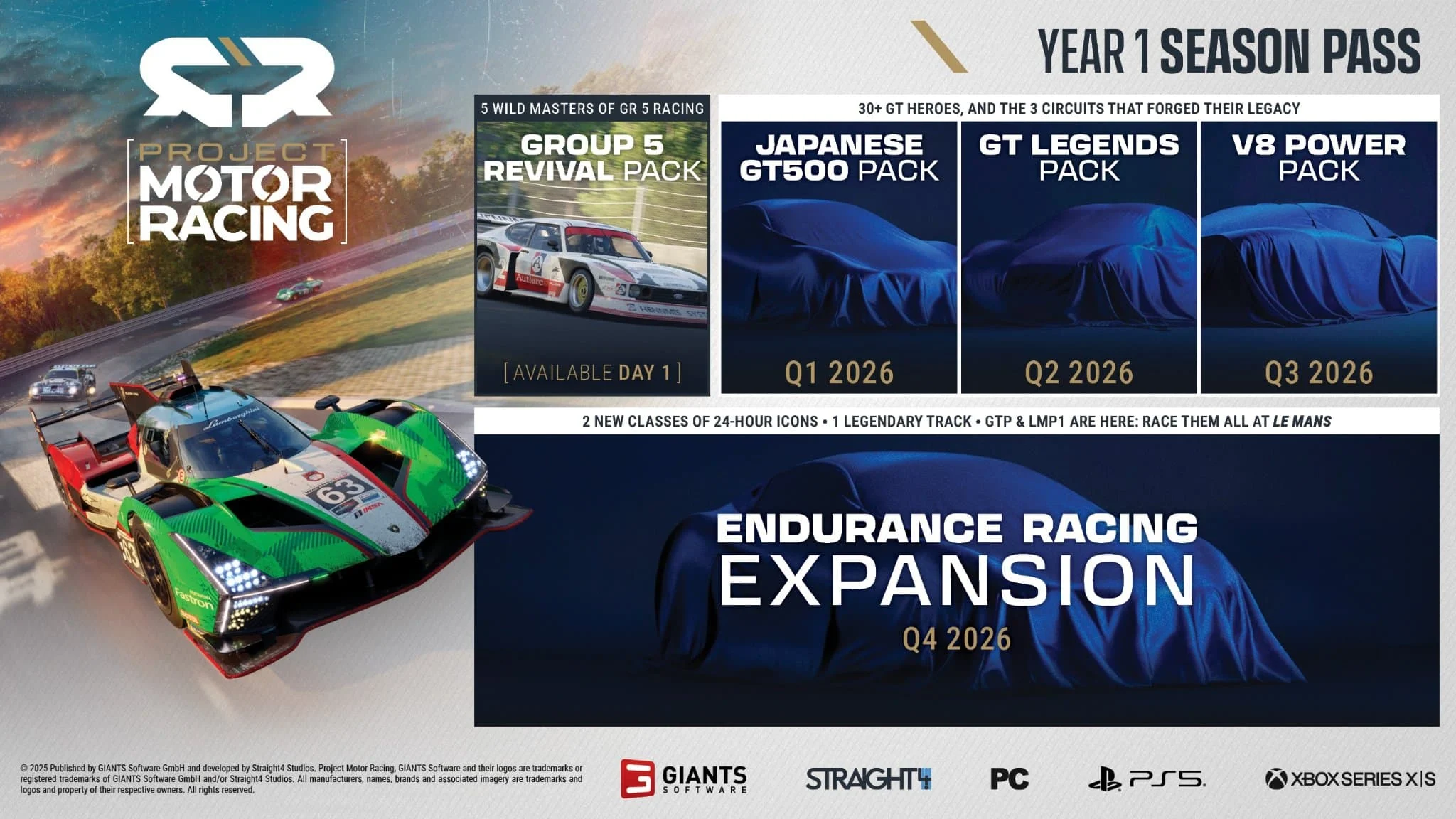 Sega Hadirkan Japanese GT500 Pack di Project Motor Racing, 9 Mobil Ikonik dan Sirkuit Baru