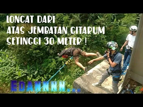 Sensasi Rope Jump Tinggi 30 Meter di Sungai Citarum: Petualangan Ekstrem yang Memukau