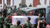 Tangis Haru Sambut Kembalinya Jenazah Tiga Prajurit TNI Korban Serangan di Lebanon