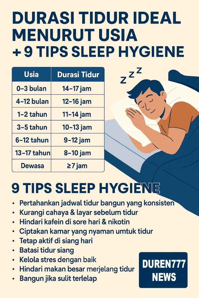 Temukan Durasi Tidur Ideal Tanpa Terikat 8 Jam: Panduan Praktis dari Pakar