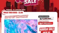 Transmart Full Day Sale Tawarkan TV 65 Inch dengan Diskon Hingga 70%