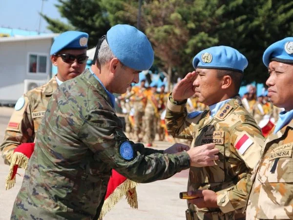 UNIFIL Gelar Upacara Penghormatan Terakhir bagi Tiga Prajurit TNI Gugur di Lebanon Selatan