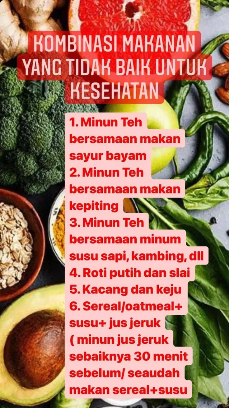 Waspada! 7 Kombinasi Makanan yang Ternyata Membahayakan Kesehatan Anda