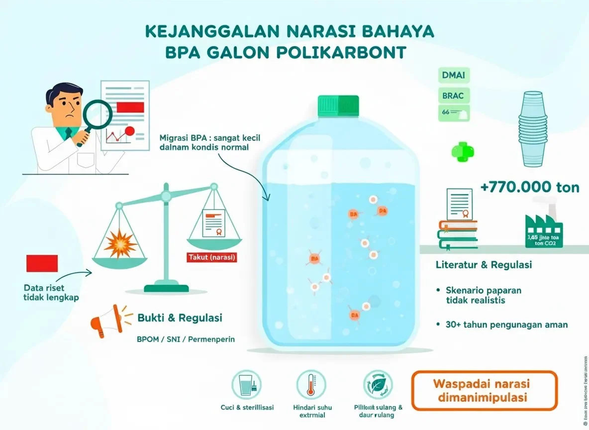 Bahaya Galon Guna Ulang Tanpa Masa Kedaluwarsa, Apa yang Perlu Diketahui